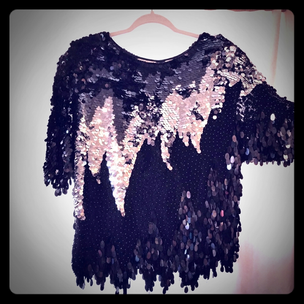 Vintage Sequin Top
